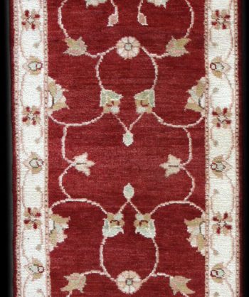Hand-knotted wool rug
