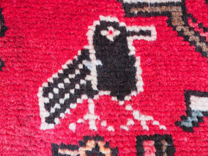 Antique Persian Wool Tribal Carpet