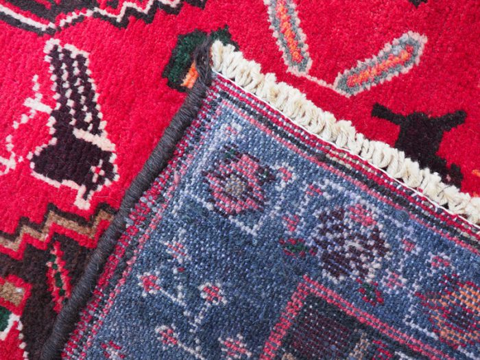 Antique Persian Wool Tribal Carpet