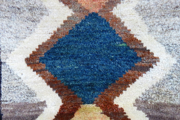 Tribal Gabbeh wool rug