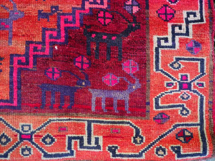 Antique Serapi Heriz Carpet