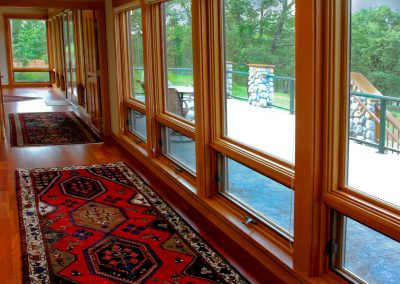 large handwoven Persian carpet