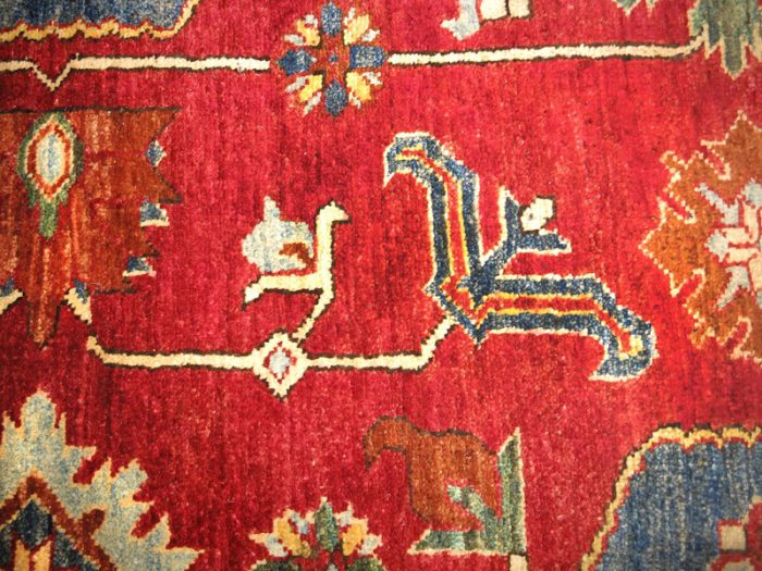 100% hand-tied wool carpet