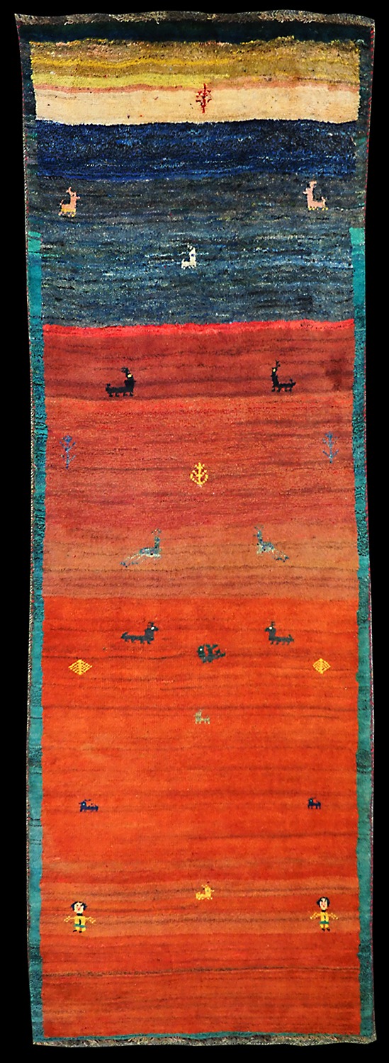 Thick Gabbeh Area Rug