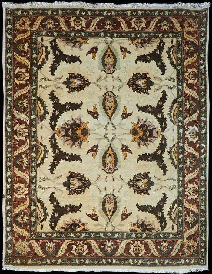 Antique Hand-Woven Chobi Carpet
