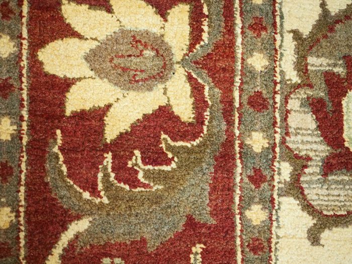 Antique Hand-Woven Chobi Carpet