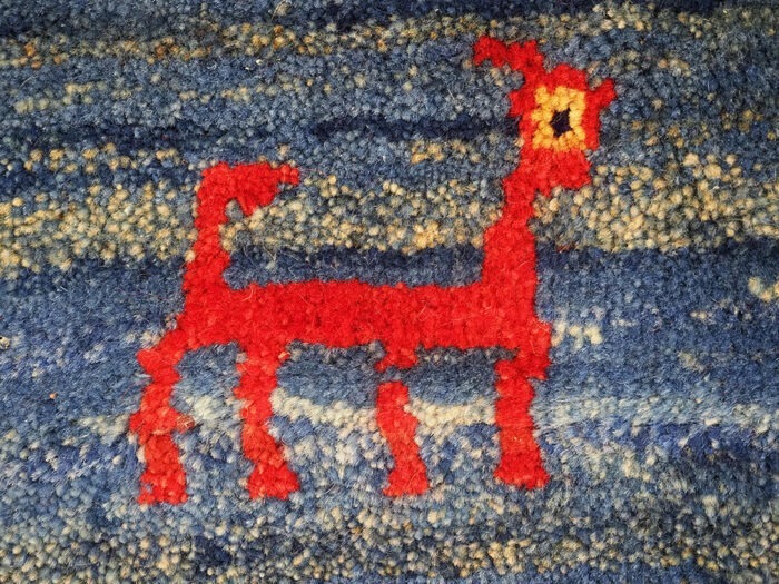 Hand-woven Persian Gabbeh Rug