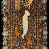 Herati Persian hand-woven rug