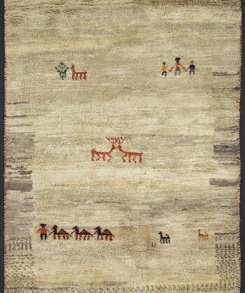Thick Hand-Woven Gabbeh Rug