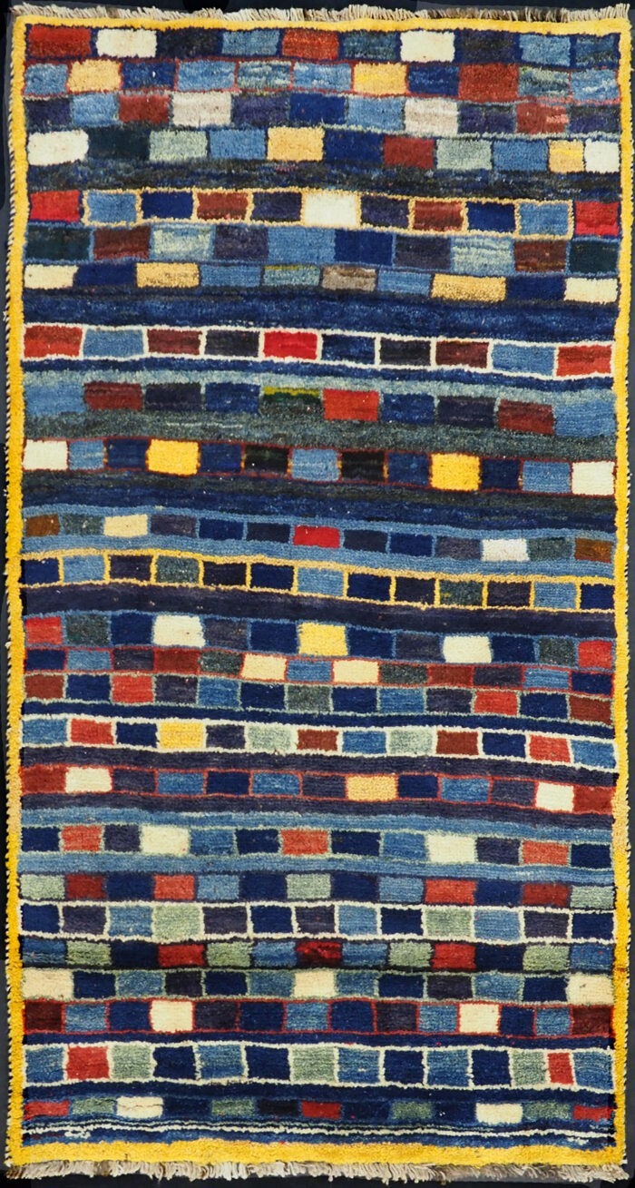Hand-woven Gabbeh Wool Rug
